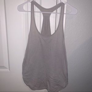 scalloped lululemon tank